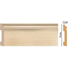 Цветной напольный плинтус Decomaster Decomaster D005-71 ДМ (79*13*2400)