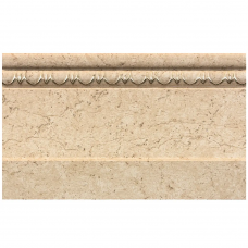 Плинтус Cosca B90(2)-GR4-1 Полистирол Мрамор 2400*90*15 мм