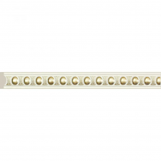 Молдинг Cosca D1020-WG2 Полистирол Белый с золотом 2400*20*8 мм